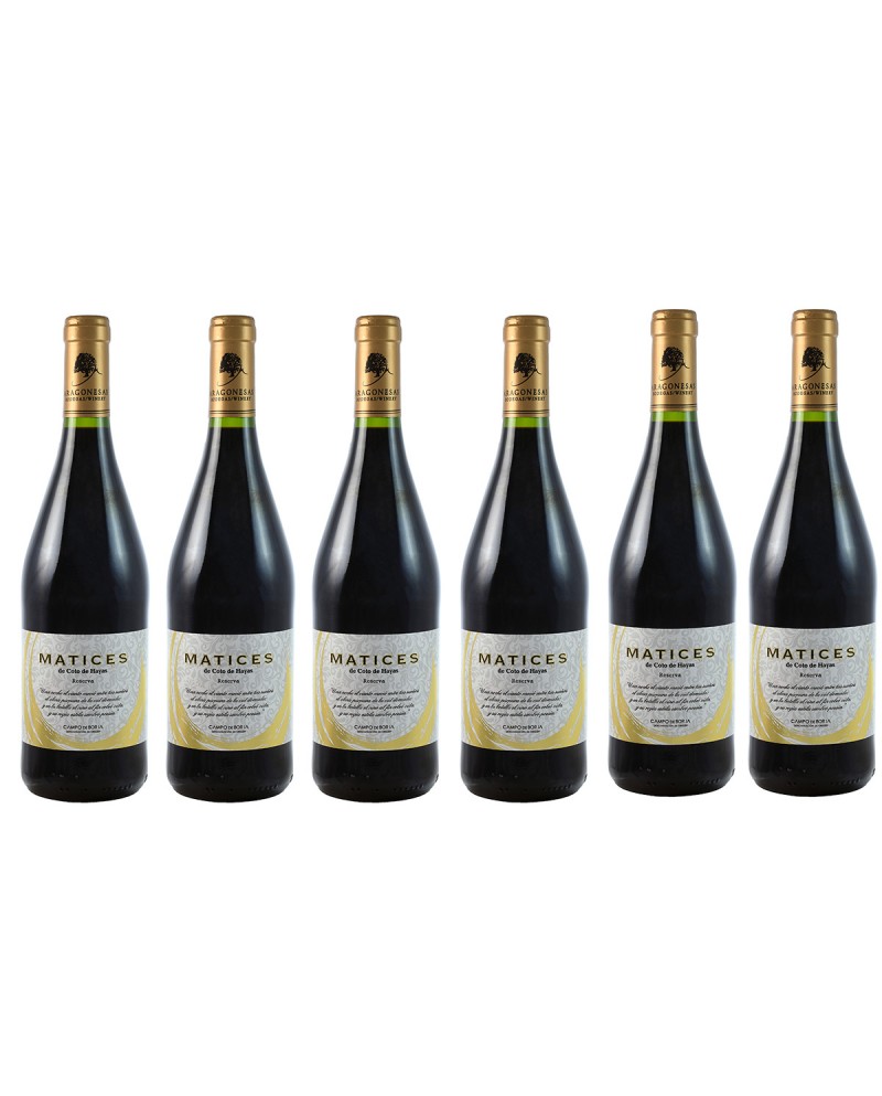 LOTE 6 BOTELLAS MATICES RESERVA VIP