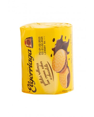 ELGORRIAGA GALLETA RELLENA CHOCOLATE 90GR