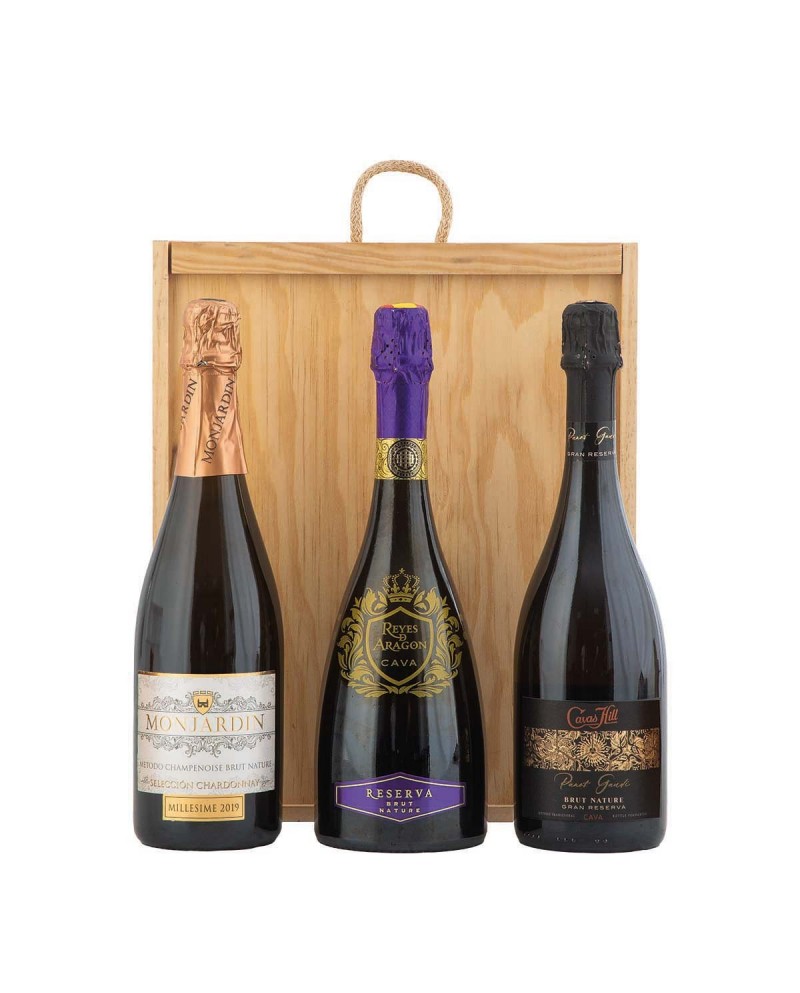 C MADERA 3 BOTELLAS CAVA REF.614 C MADERA 3 BOTELLAS CAVA REF.614