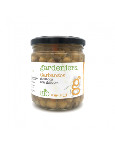 GARDENIERS GARBANZOS CON SHIITAKE 350GR