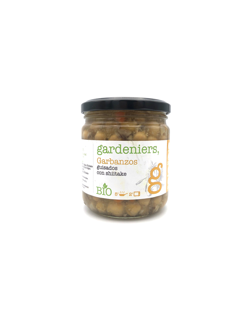 GARDENIERS GARBANZOS CON SHIITAKE 350GR