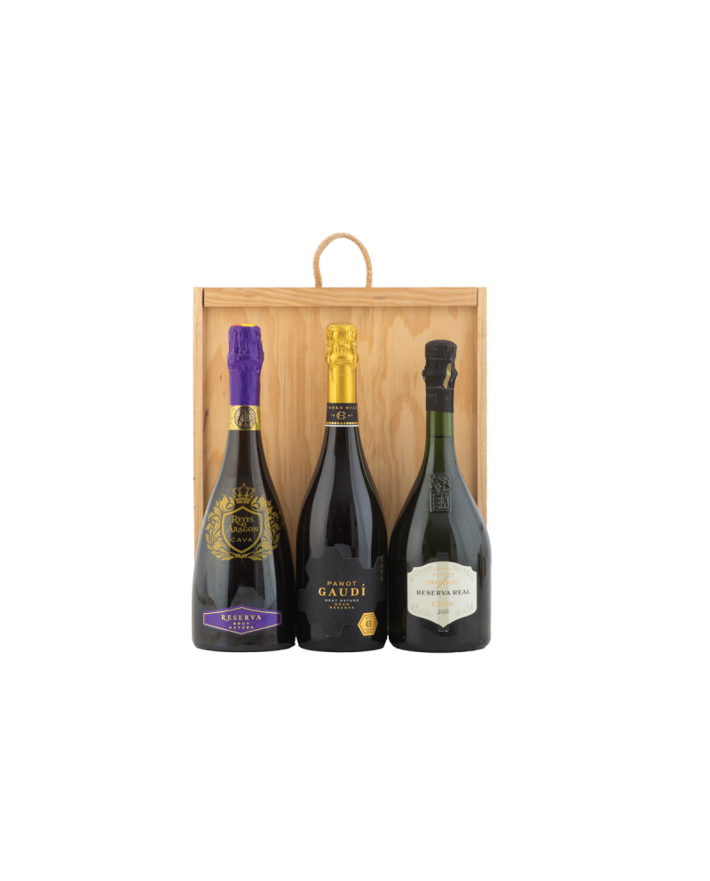 C MADERA 3 BOTELLAS CAVA REF.614