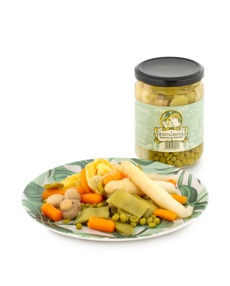 MENESTRA VERDURAS PREMIUM TARRO 410GR HUERTA DE CRISTAL