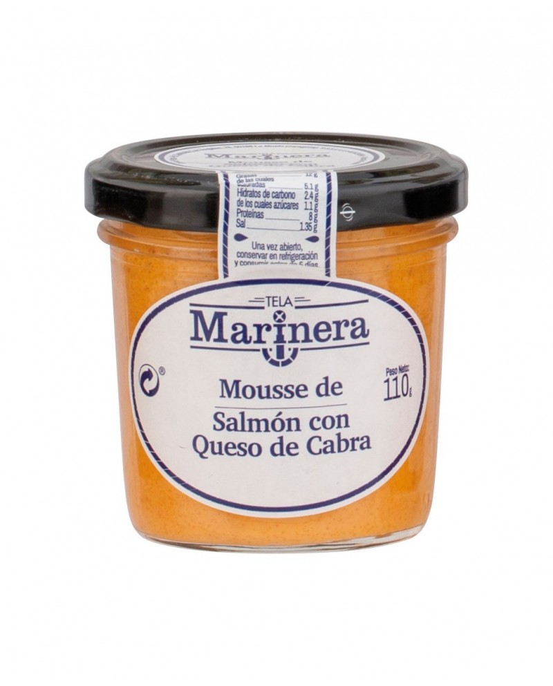 TELA MARINERA MOUSSE SALMON QUESO CABRA 110 GR
