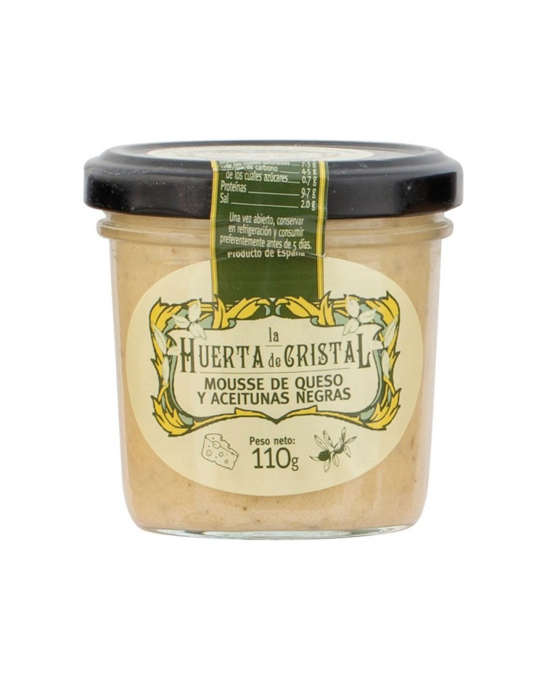 H.CRISTAL MOUSSE QUESO AC.NEGRAS FCO.110 GR