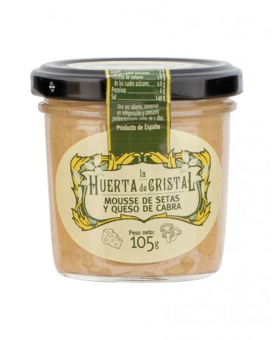 H.CRISTAL MOUSSE SETAS QUESO CABRA FCO.105 GR