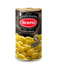 ACEITUNA SERPIS LATA 300GR RELL.ANCHOA G.SELECCION